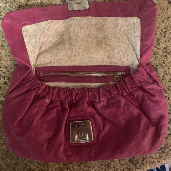 Marc by Marc Jacobs fuchsia leather clutch - Picture 3 of 5